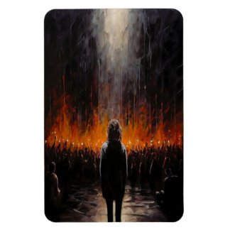The Outsider: Dramatisk Abstrakt Konst Magnet
