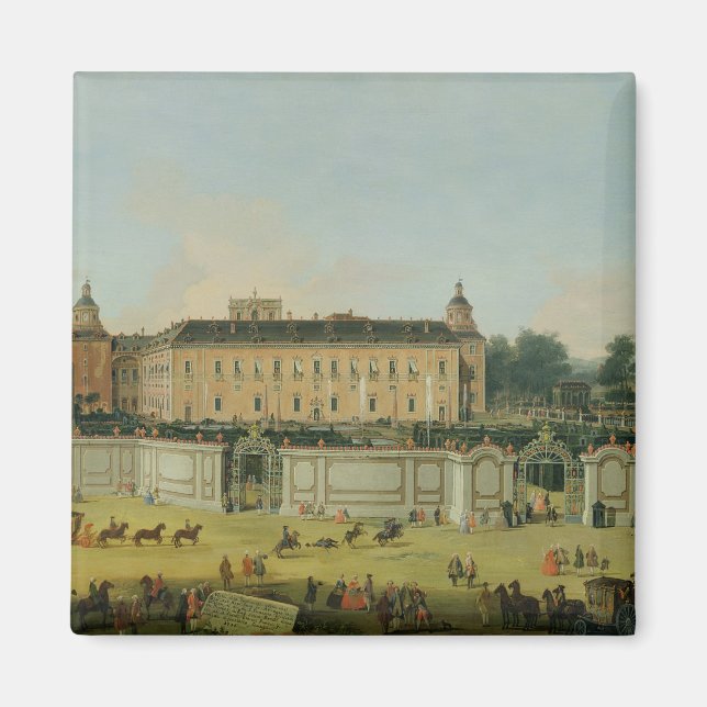 The Palace of Aranjuez, 1756 (oil on canvas) Magnet (Framsidan)