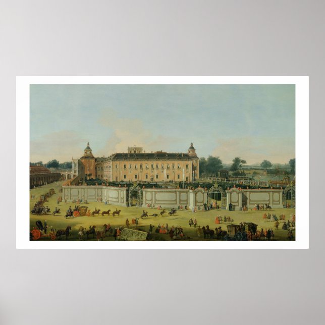 The Palace of Aranjuez, 1756 (oil on canvas) Poster (Framsidan)