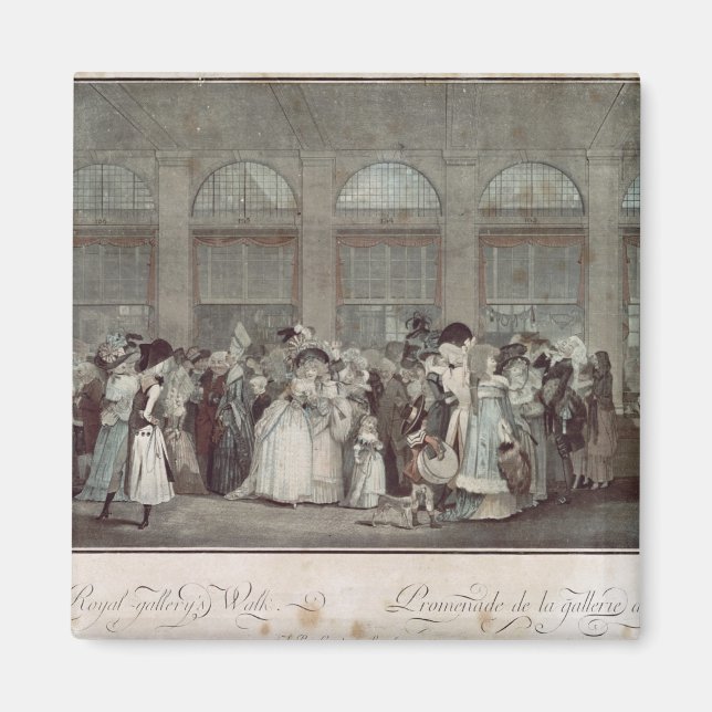 The Palais Royal Gallery's Walk, 1787 Magnet (Framsidan)