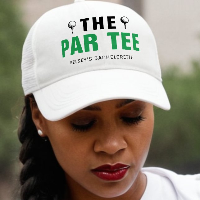 The Par Tee Brudtärna Golf Bachelorette-fest Keps (The Par Tee Bridesmaid Golf Bachelorette Party Trucker Hat
)
