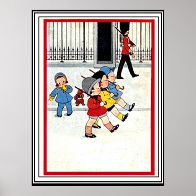 The Parade Vintage Print Poster (Framsidan)