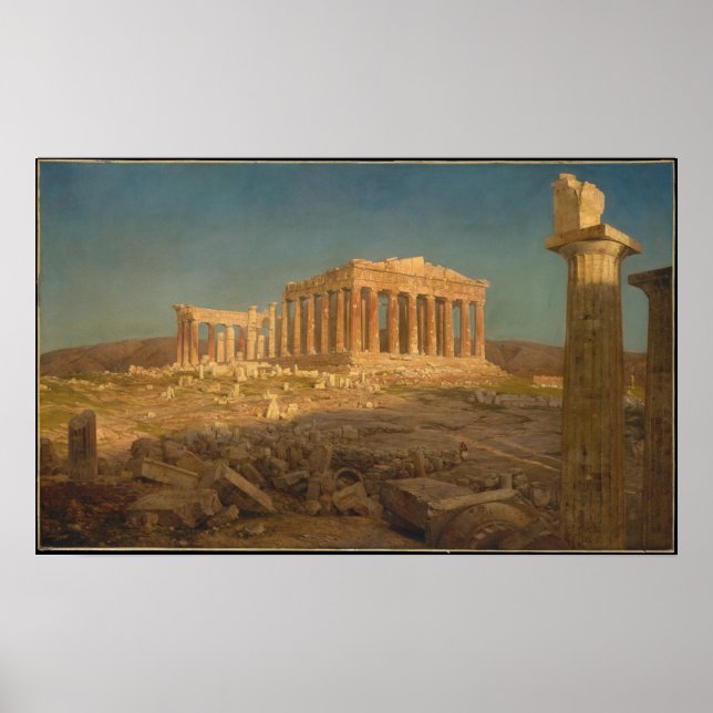 The Parthenon - Frederic Edwin Church (1871) Poster (Framsidan)