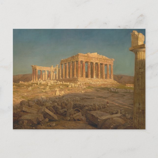 The Parthenon - Frederic Edwin Church (1871) Vykort (Framsida)
