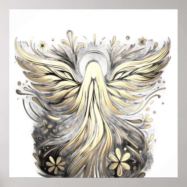 The Pastel Retro Angel Poster (Framsidan)