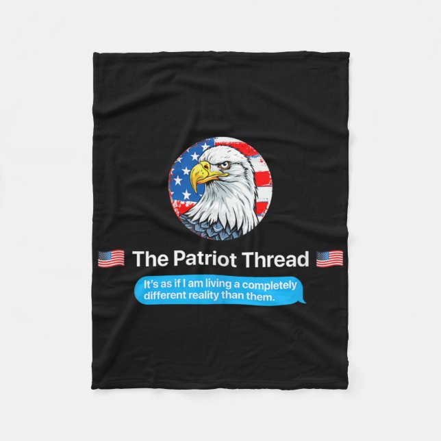 The Patriot Thread Living A Completely Different R Fleecefilt (Framsidan)