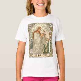 The Patroness Saint Of Dairy Workers St Brigid T Shirt
