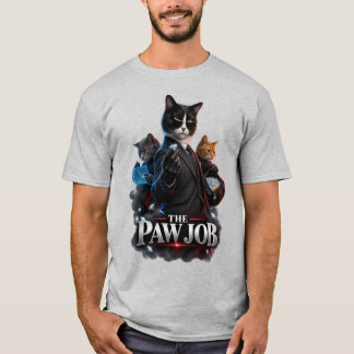 The Paw Job Cat Heist T Shirt