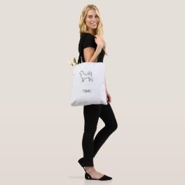 The Paw & Line Signature Yoga Tote Tygkasse