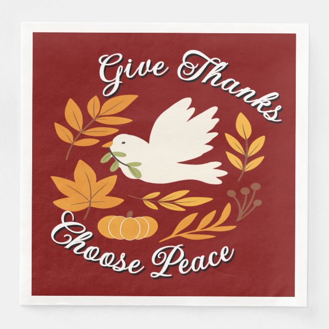 'The Peace Collection' Pappersservett (Framsida)