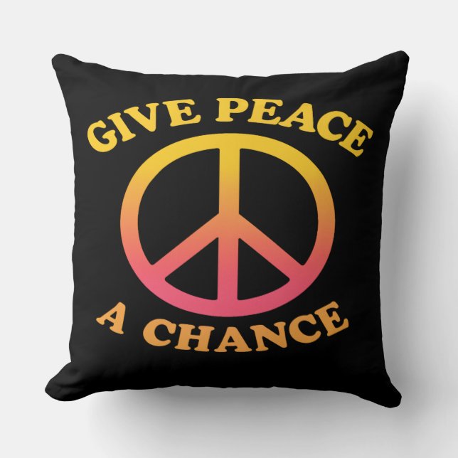 'The Peace Collection' Throw Pillow Kudde (Framsida)
