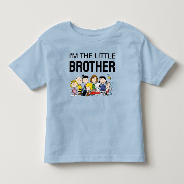 The Peanuts Gang | Jag är lillebror T Shirt (Framsida)