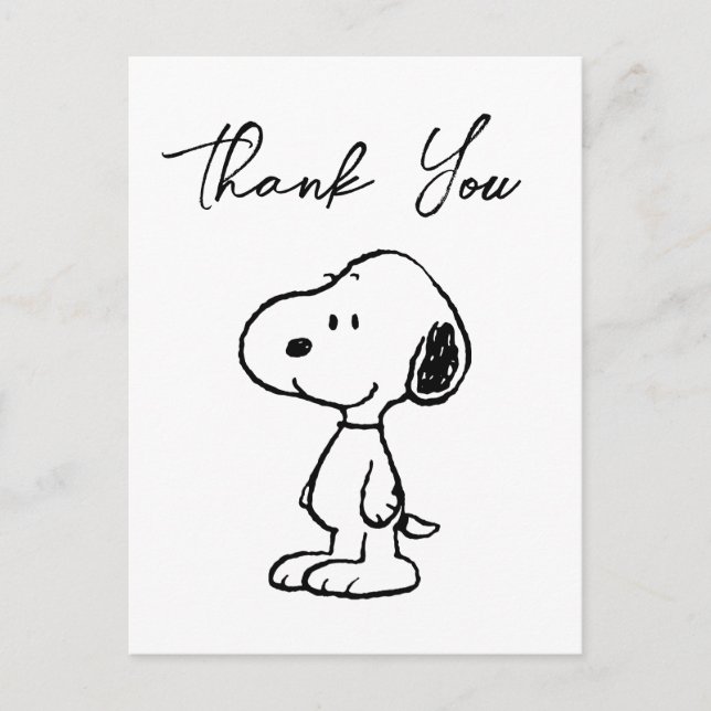 The Peanutsgänget | Barnkalas Vykort (Framsida)