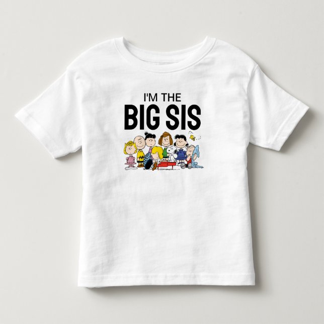 The Peanutsgänget | Jag Är Den Stora Syster T Shirt (Framsida)