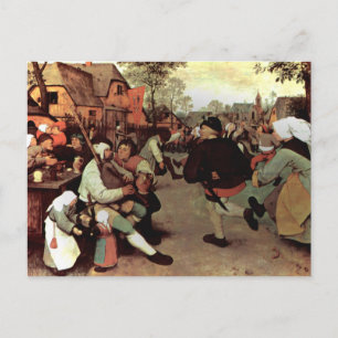 The Peasant Dance - 1568 Vykort