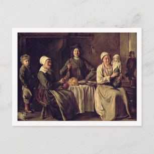 The Peasant Family, 1642 (olja på canvas) Vykort