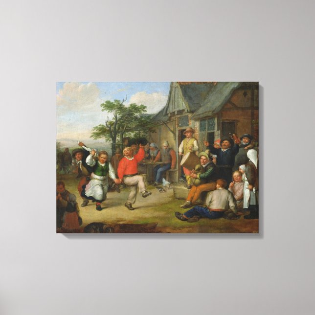 The Peasants'Dance, 1678 Canvastryck (Framsida)