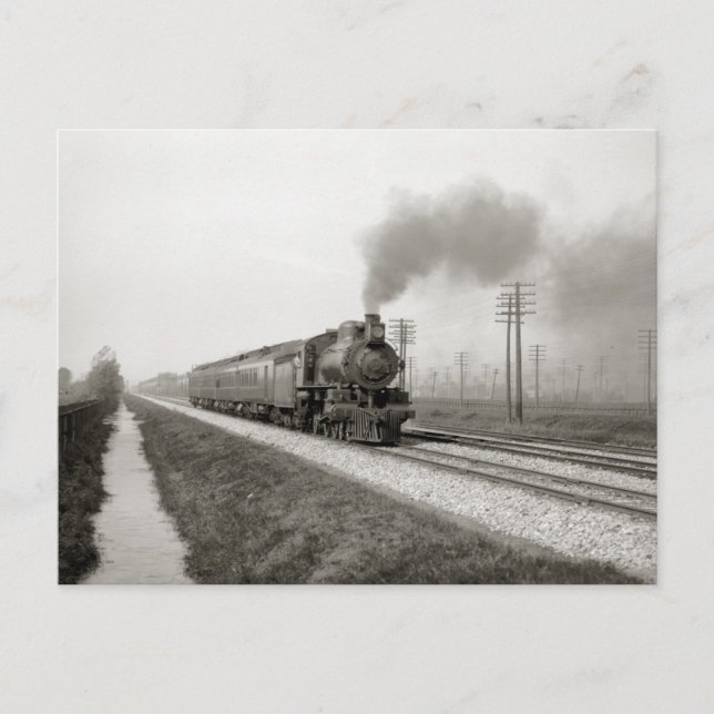 The Pennsylvania Flyer, 1906 Vykort (Framsida)