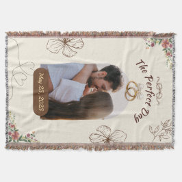 The Perfect Day Custom Wedding Pic w/Rings & Date Filt