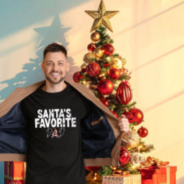 The Perfect Gift for Dad: "Santa's Favorite Dad" T Shirt