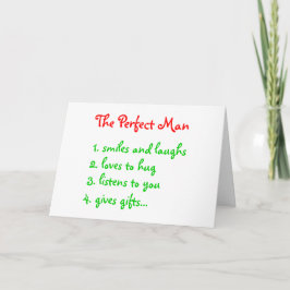 The Perfect Man-kort Helgkort