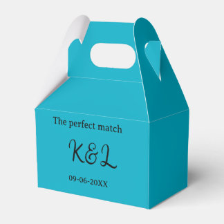 The perfect match couple name letter date blue sim presentaskar