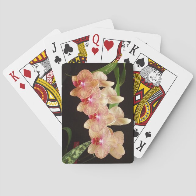 The Perfect Orchid Deck of Playing Cards Kortlek (Baksidan)