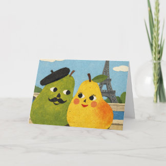 The Perfect Pear Greeting Card.  Kort
