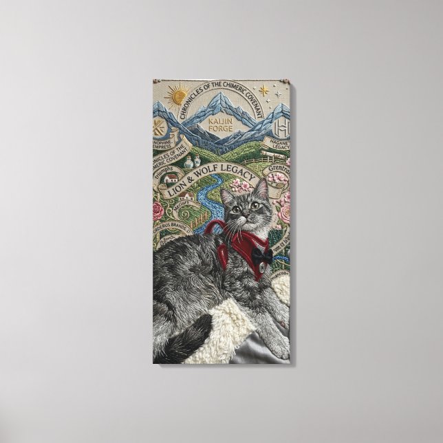 The Persian Cat Canvastryck (Framsida)