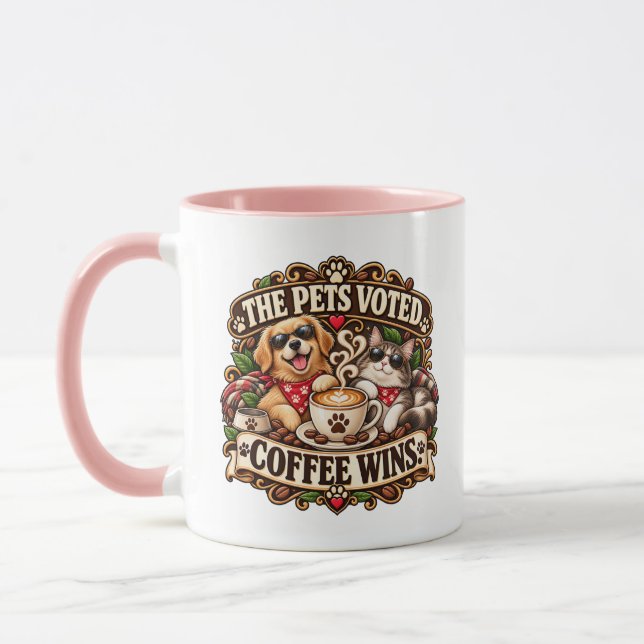 The Pets Voted Coffee Wins Petälskare Mugg (Vänster)