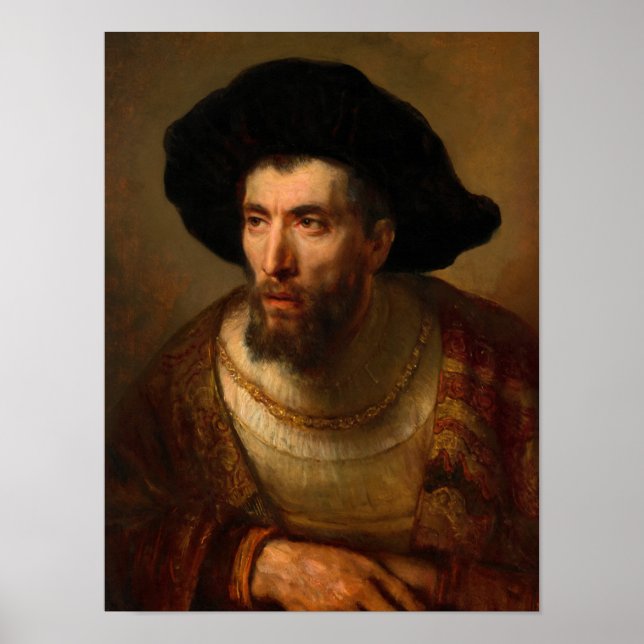 The Philosopher, 1653 by Rembrandt van Rijn Poster (Framsidan)