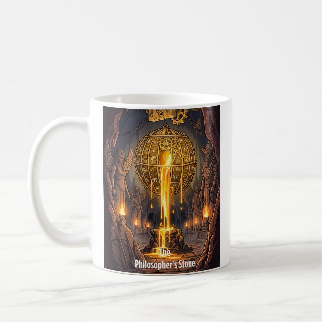The Philosopher's Stone Alchemical Sphere Graphic Kaffemugg (Vänster)