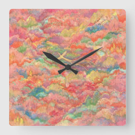 The Phoenix's Flight Fyrkantig Klocka