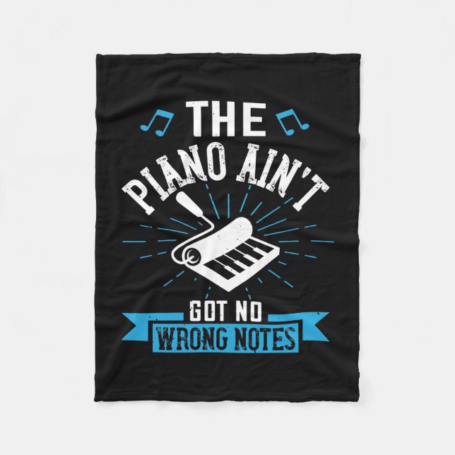 The Piano Ain’T Got No Wrong Notes 02 Fleecefilt (Framsidan)