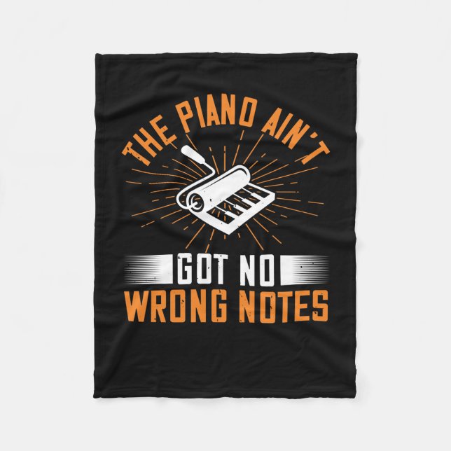 The Piano Ain’T Got No Wrong Notes 03 Fleecefilt (Framsidan)