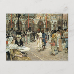 The Piazza of Saint Mark's, Venedig, 1883 av Willi Vykort