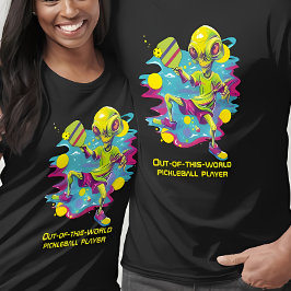 The Pickleball Invader T Shirt