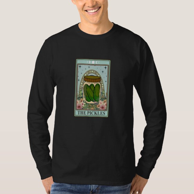 The Pickles Tarot Card  Pickle  Dill Pickle Humor T Shirt (Framsida)