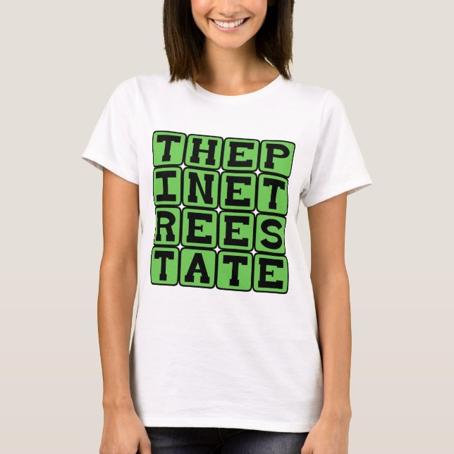 The Pine Tree State, Maines smeknamn T-shirt (Framsida)