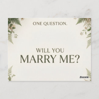 The Place Where Forever Begins Romantic Proposal Vykort