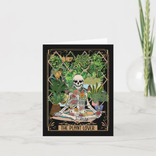 The Plant Lover Tarotkort Skelett Spöklik Säsong Kort