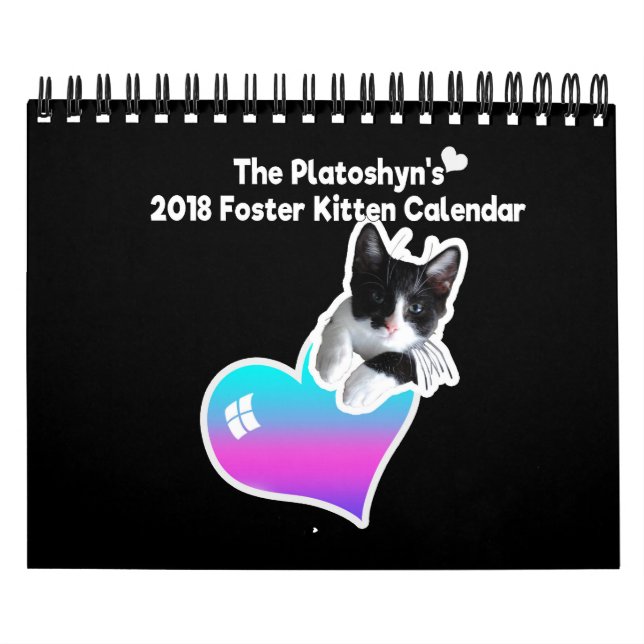 The Platoshyn's 2018 Foster Kitten Calendar Kalender (Omslag)