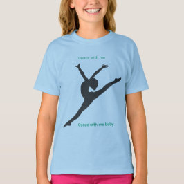 The Playground T-Shirt with dancer in blue