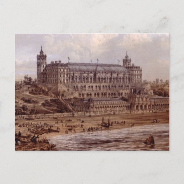 THE PLAZA TYNEMOUTH STORBRITANNIEN VYKORT (Framsida)