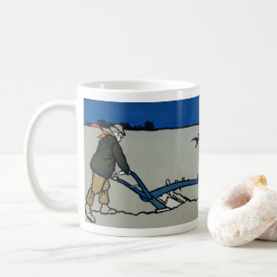 The Plowman by Cecil Aldin (1870-1935) Kaffemugg