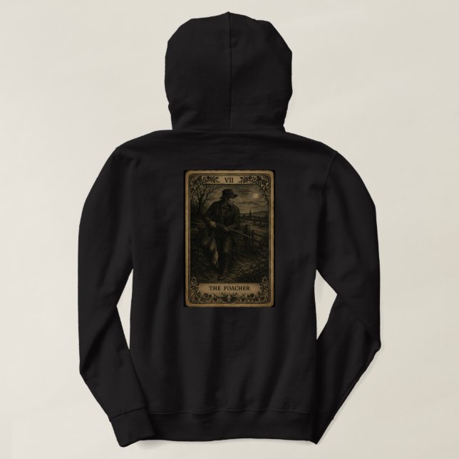 The Poacher Card Hoodie (Design baksida)