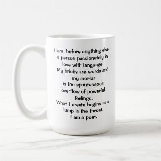The Poet's Creed Mug Kaffemugg