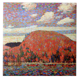 The Pointers, bra art-tavla av Tom Thomson, Kakelplatta