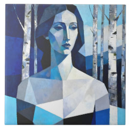 The Poise of “Caelith” – An Abstract Portrait Kakelplatta