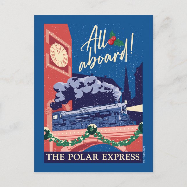 The Polar Express - Alla ombord! Helg Vykort (Framsida)